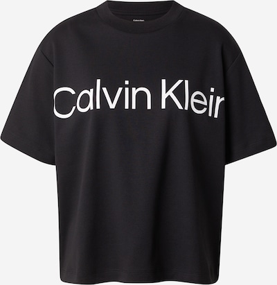 Calvin Klein Jeans Majica 'Boxy Cropped Logo' veličine XXS u crna / bijela, Pregled proizvoda