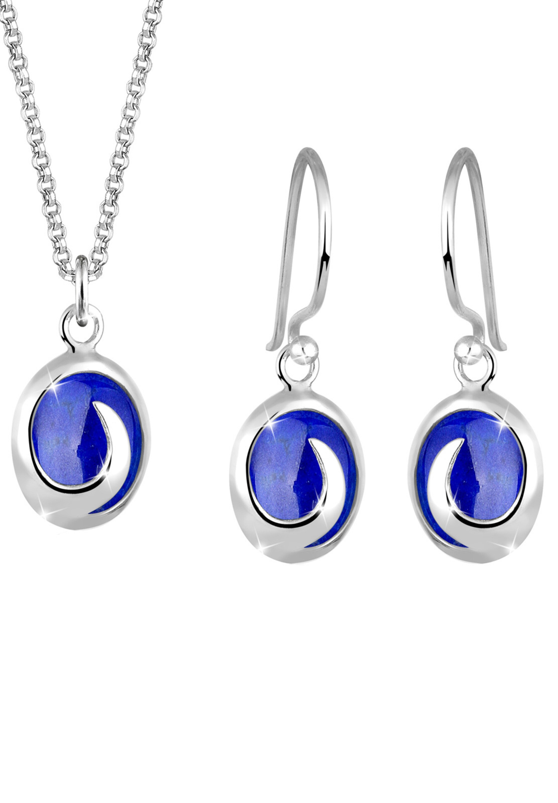ELLI Jewelry set in Silver: front