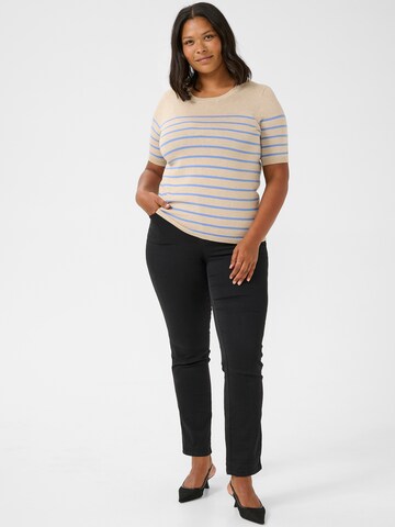 KAFFE CURVE Sweater 'KC Lizzy' in Grey