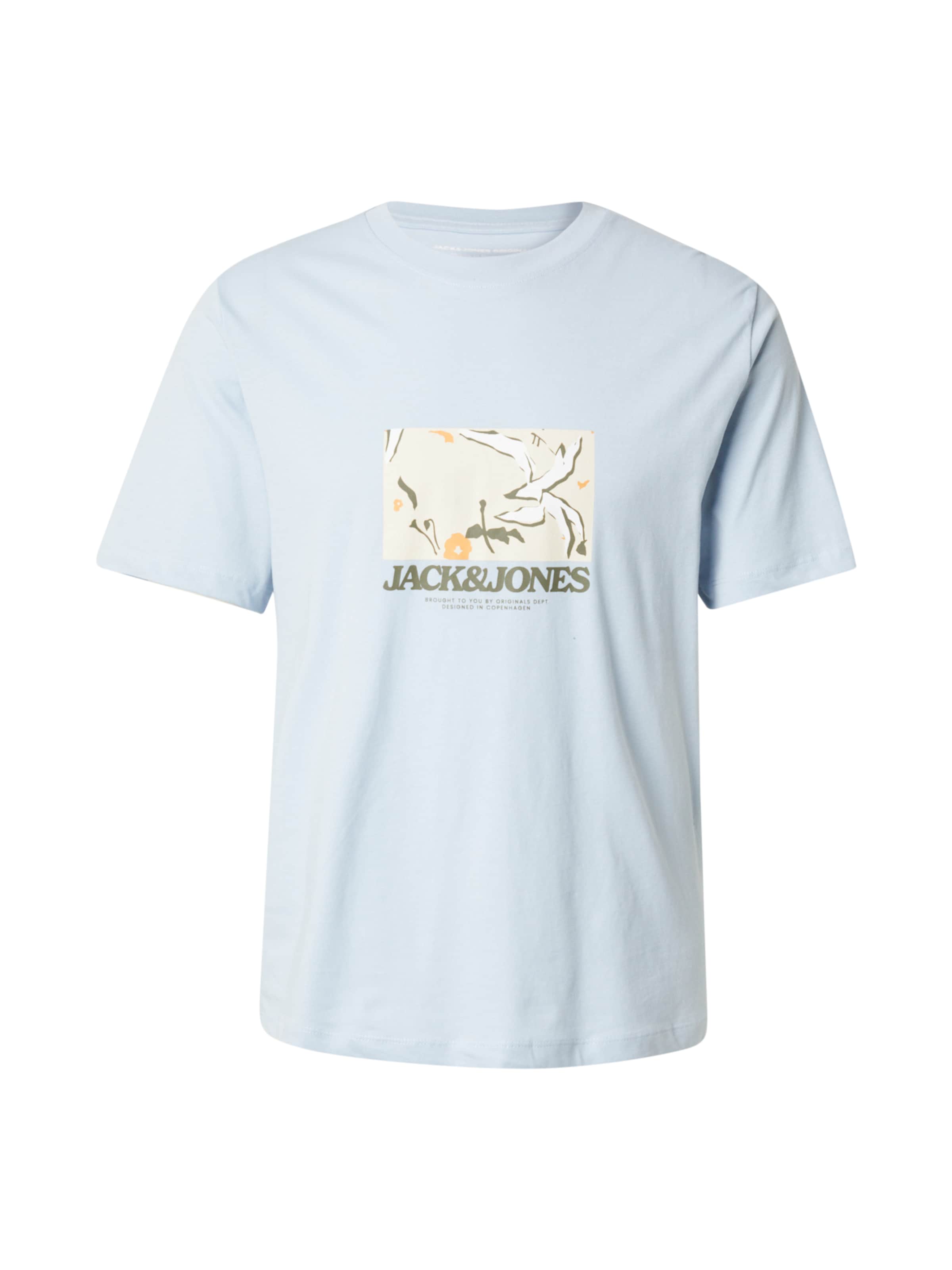 zils JACK & JONES T-Krekls: no priekšpuses