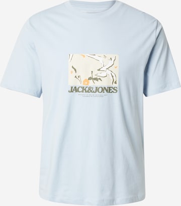 T-Shirt JACK & JONES en bleu : devant