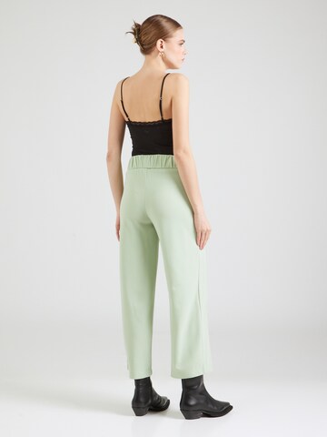 JDY Wide leg Pleat-Front Pants 'JDYGEGGO' in Green