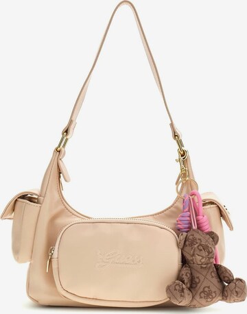 GUESS Schultertasche in Pink: Vorderseite