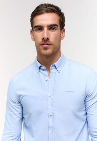 MUSTANG Regular fit Button Up Shirt in Blue