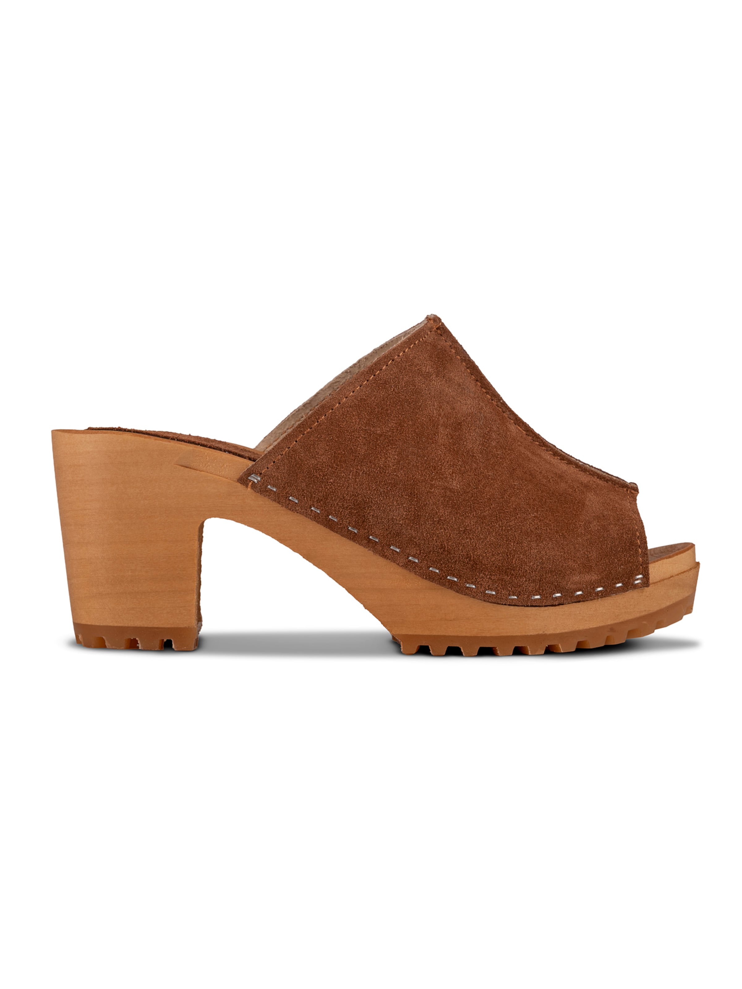 Vivisence Clogs 'B0001'‌‌‌‌‌‌‌ in Braun: Vorderseite