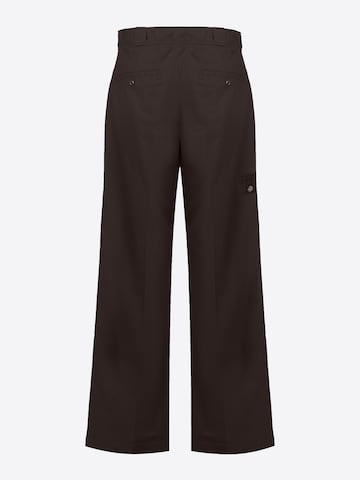 Loosefit Pantalon à plis 'Double Knee' DICKIES en noir : devant