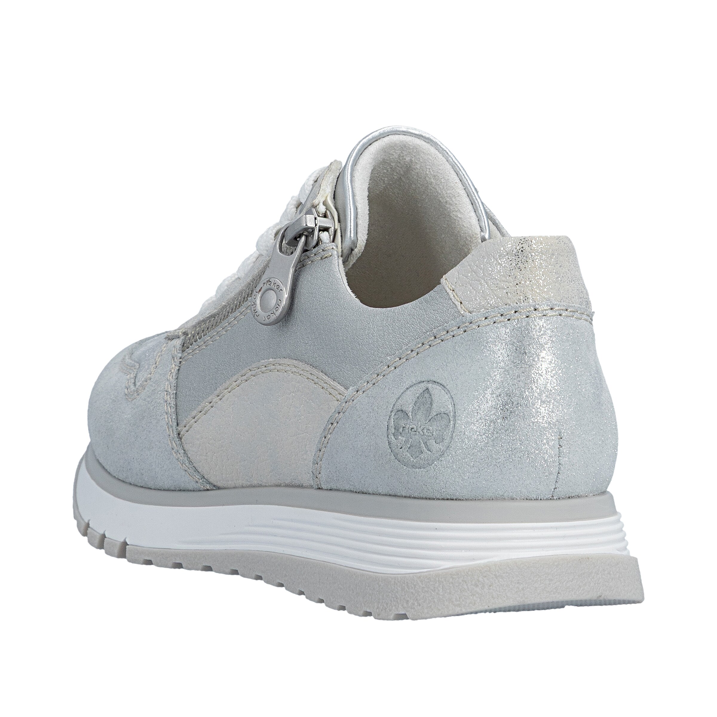 Baskets basses Rieker en argent