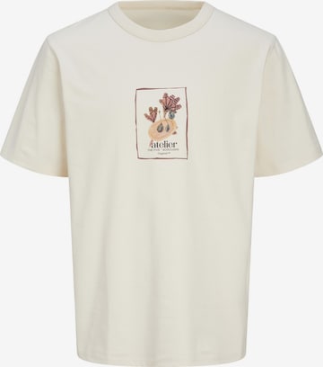 T-Shirt 'JORBrooklyn' JACK & JONES en blanc : devant