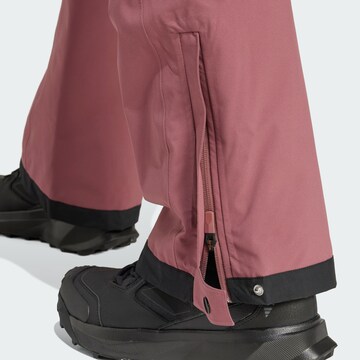 Regular Pantalon outdoor 'Xperior 2L Insulated Bib' ADIDAS TERREX en rouge