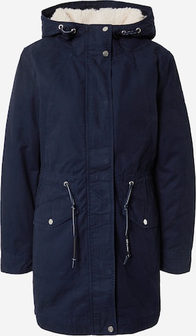 QS Winterparka in Blauw: voorkant