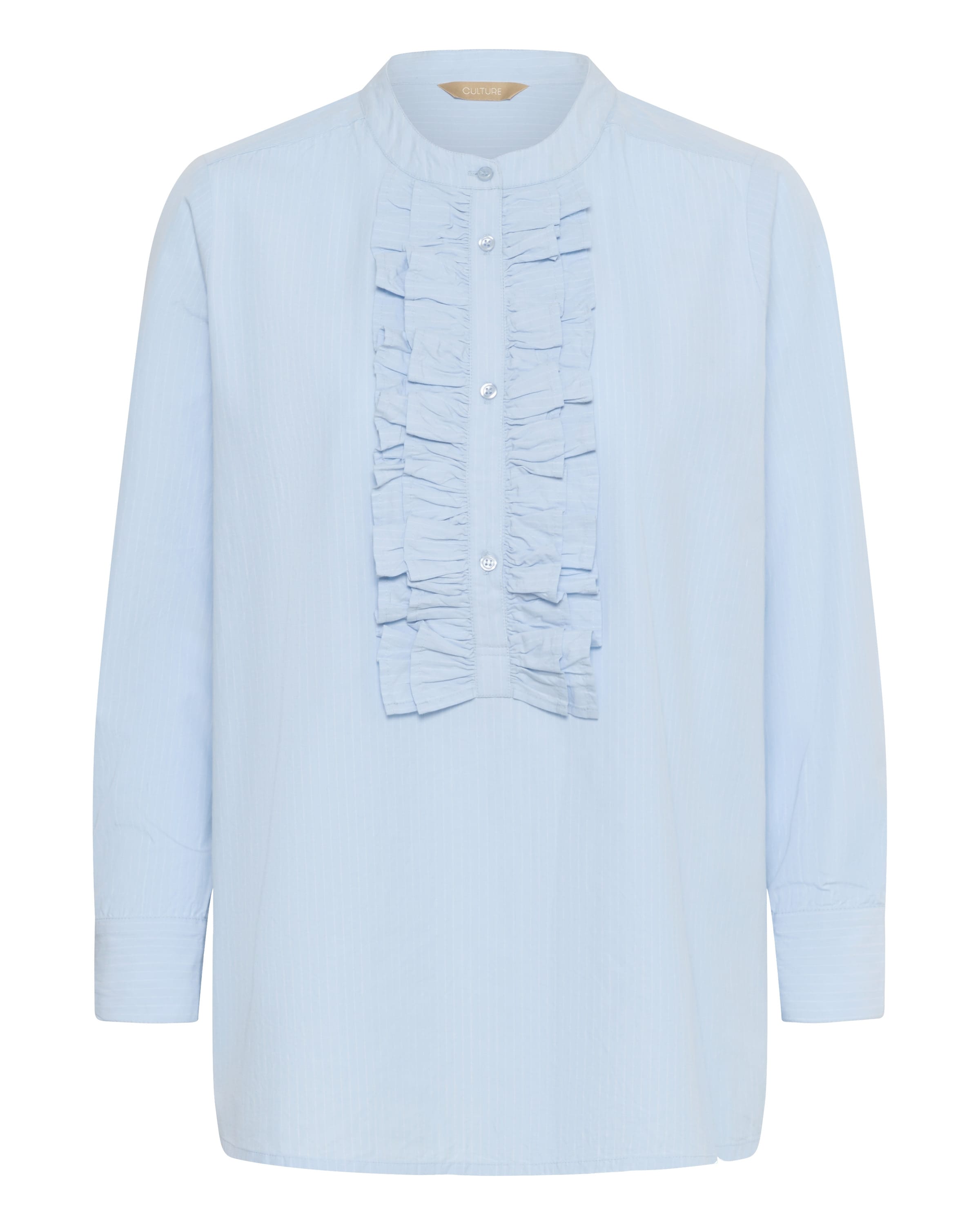 CULTURE Blouse 'CUkosy' in Blauw: voorkant