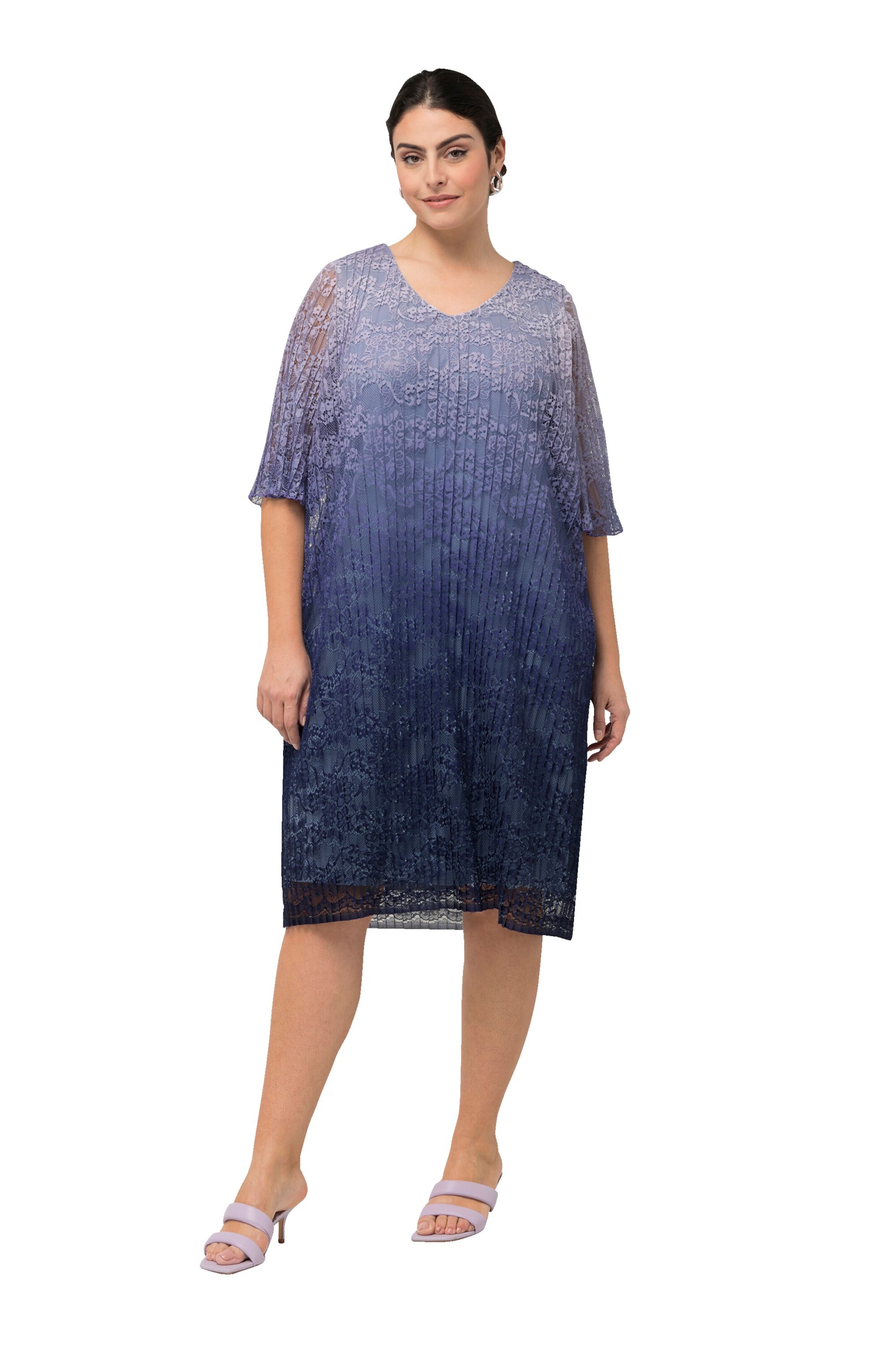 Ulla Popken Dress in Blue: front