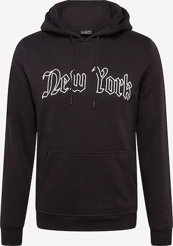 Sweat-shirt 'New York' Mister Tee en noir : devant