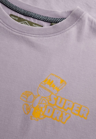 T-Shirt Superdry en violet