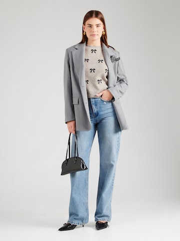 Pull-over 'VMDOFFY INTARSIA' VERO MODA en gris