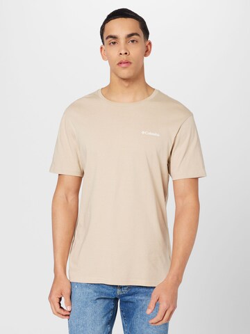 COLUMBIA Performance Shirt 'North Cascade' in Brown: front