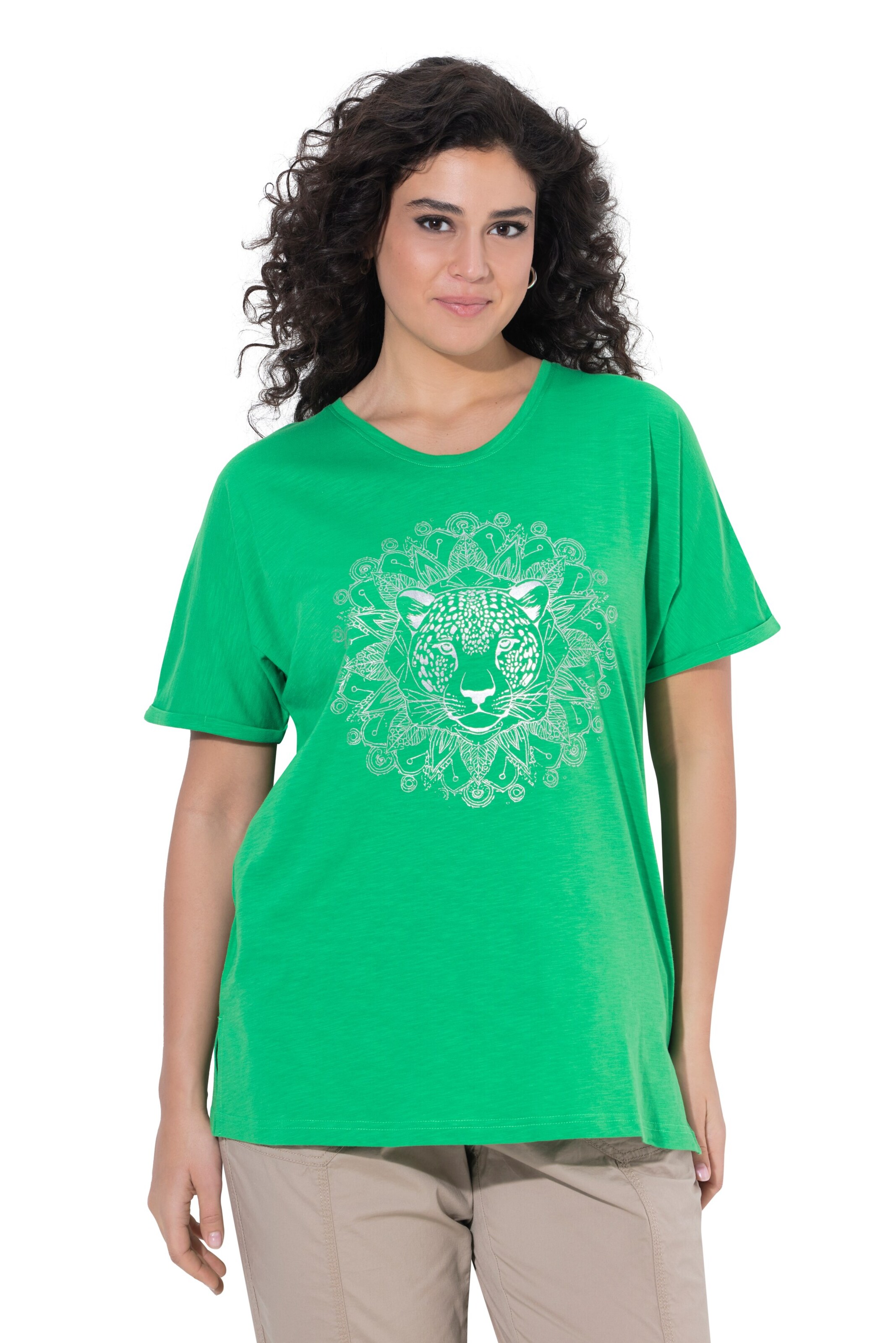 Ulla Popken Shirt in Grün: Vorderseite