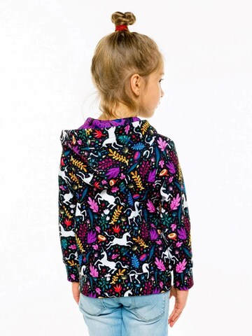 Mr. Gugu & Miss Go Hoodie 'Folk Unicorn' in Blau