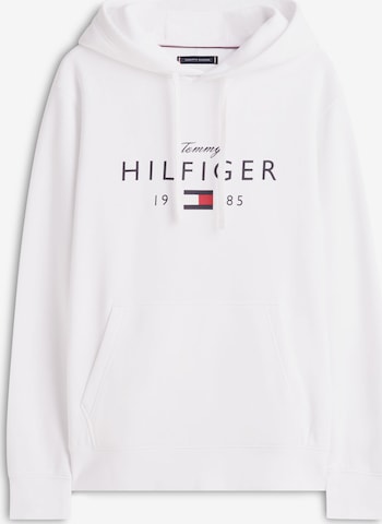 TOMMY HILFIGER Sweatshirt 'BRAND LOVE' in Weiß: Vorderseite