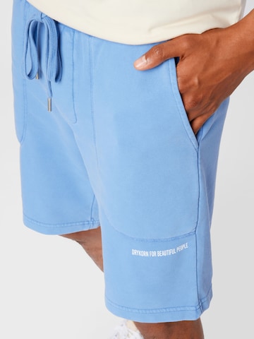 DRYKORN Regular Trousers 'BREAK' in Blue