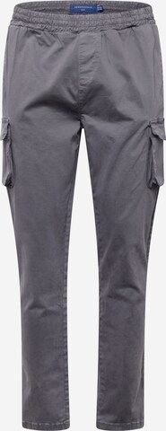 Coupe slim Pantalon cargo AÉROPOSTALE en gris : devant