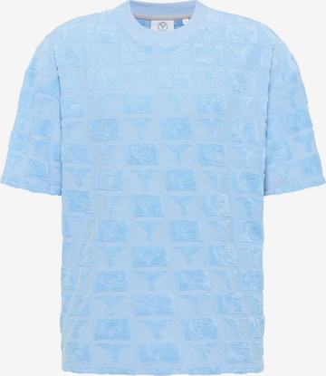 T-Shirt 'Ebnicher' Carlo Colucci en bleu : devant