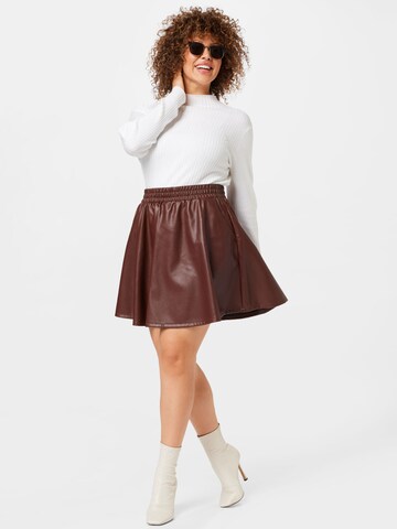 EVOKED Skirt 'Dagmar' in Brown