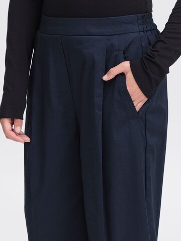 Loosefit Pantalon ' IHUNICA ' ICHI en bleu