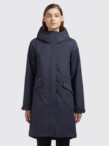 Manteau mi-saison 'MILEYA' khujo en bleu : devant