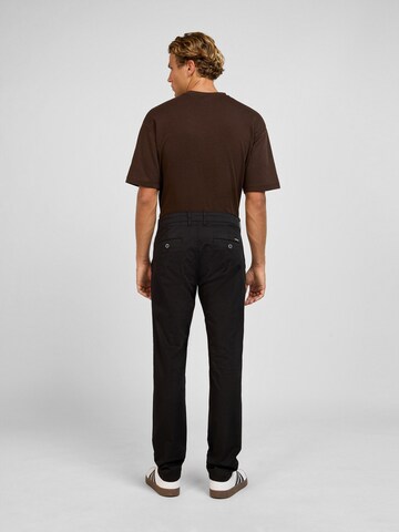 WOTEGA Slimfit Hose 'Glenn' in Schwarz