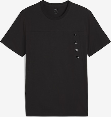 T-Shirt fonctionnel 'Tad Tech' PUMA en noir : devant