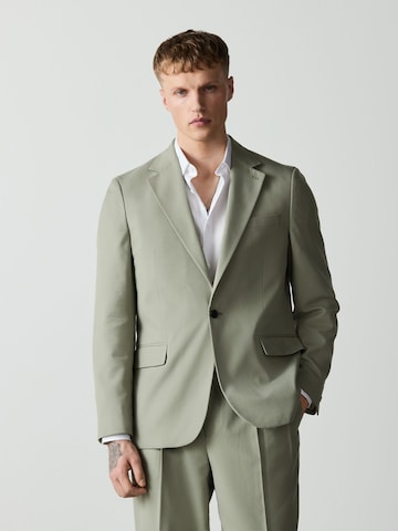 Next Regular fit Business blazer in Green: front