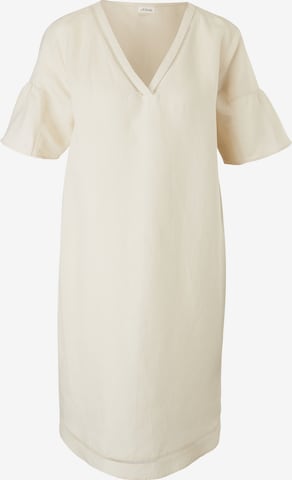 s.Oliver - Vestido em branco: frente