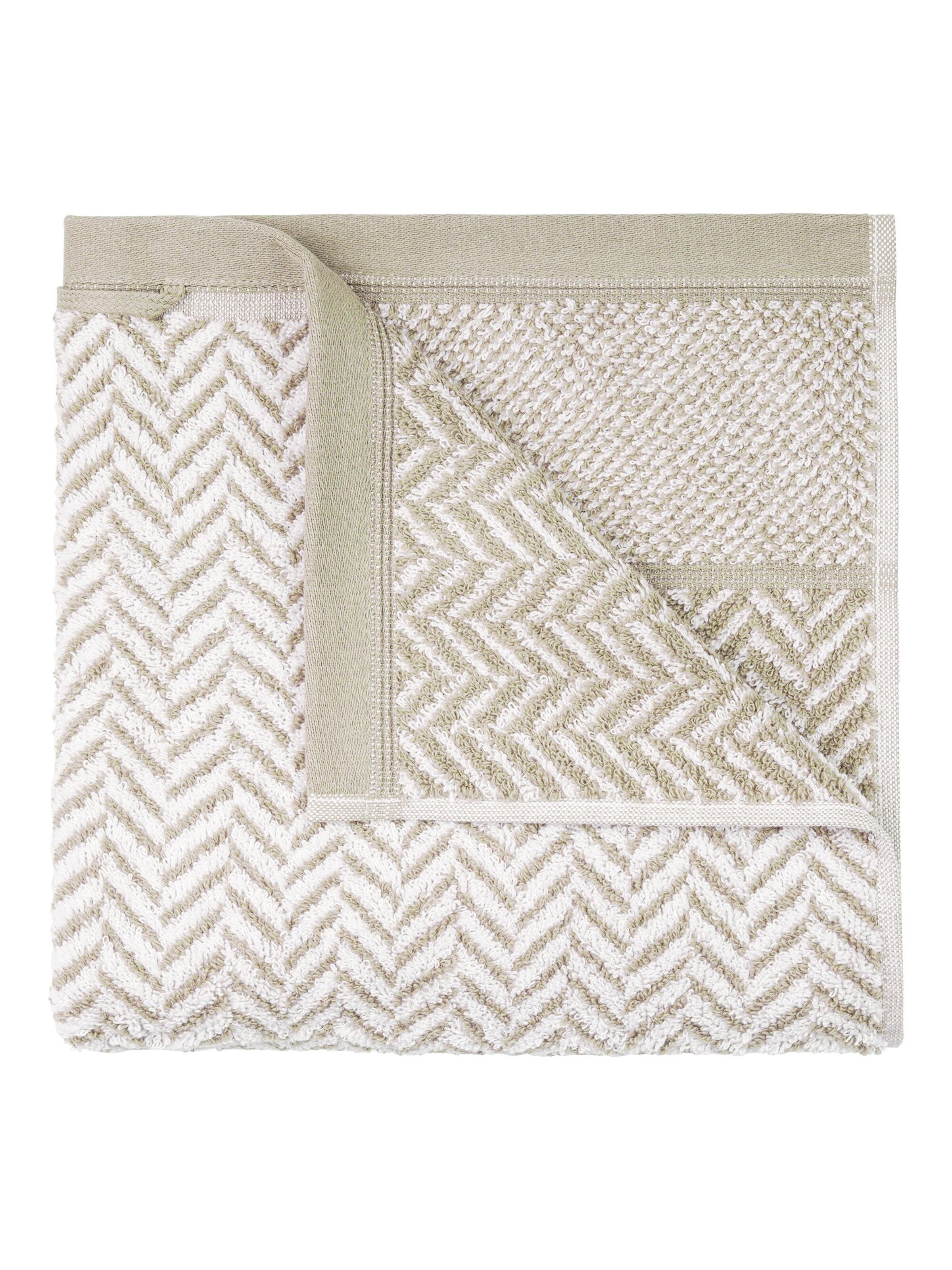 Herzbach home Handdoek in Grijs