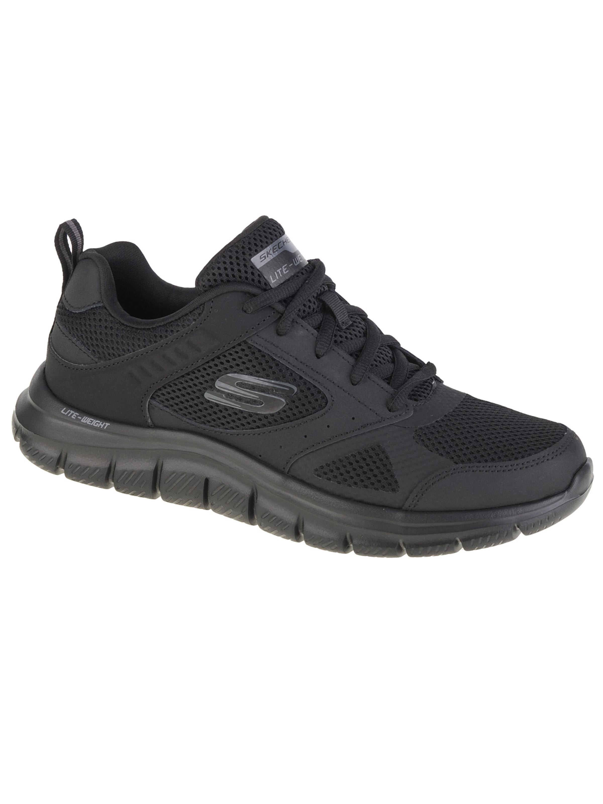 SKECHERS Platform trainers 'Skechers Track-Syntac' in Black: front