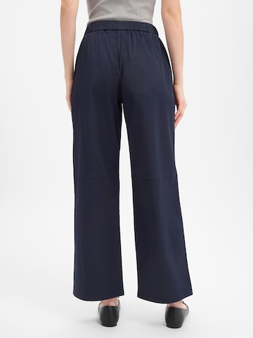 Loosefit Pantalon Marie Lund en bleu