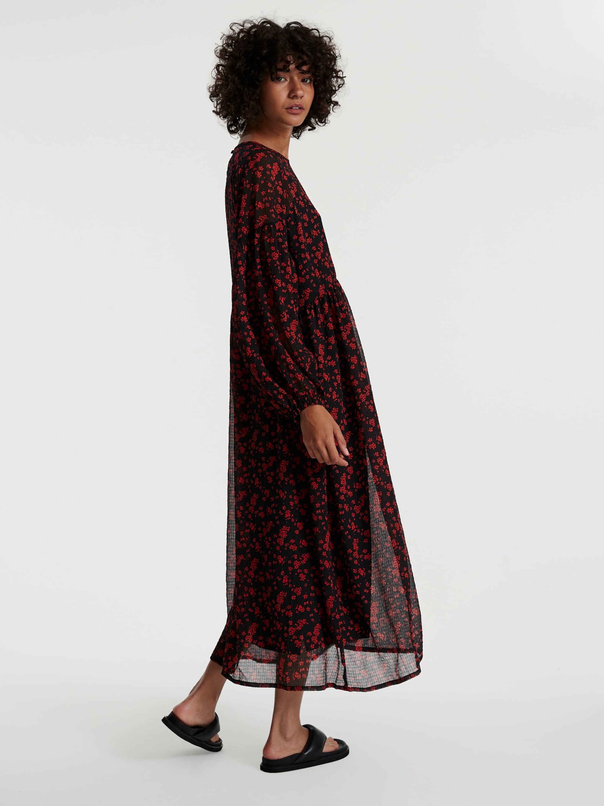 EDITED Producten Jurk 'Marcia' Rood