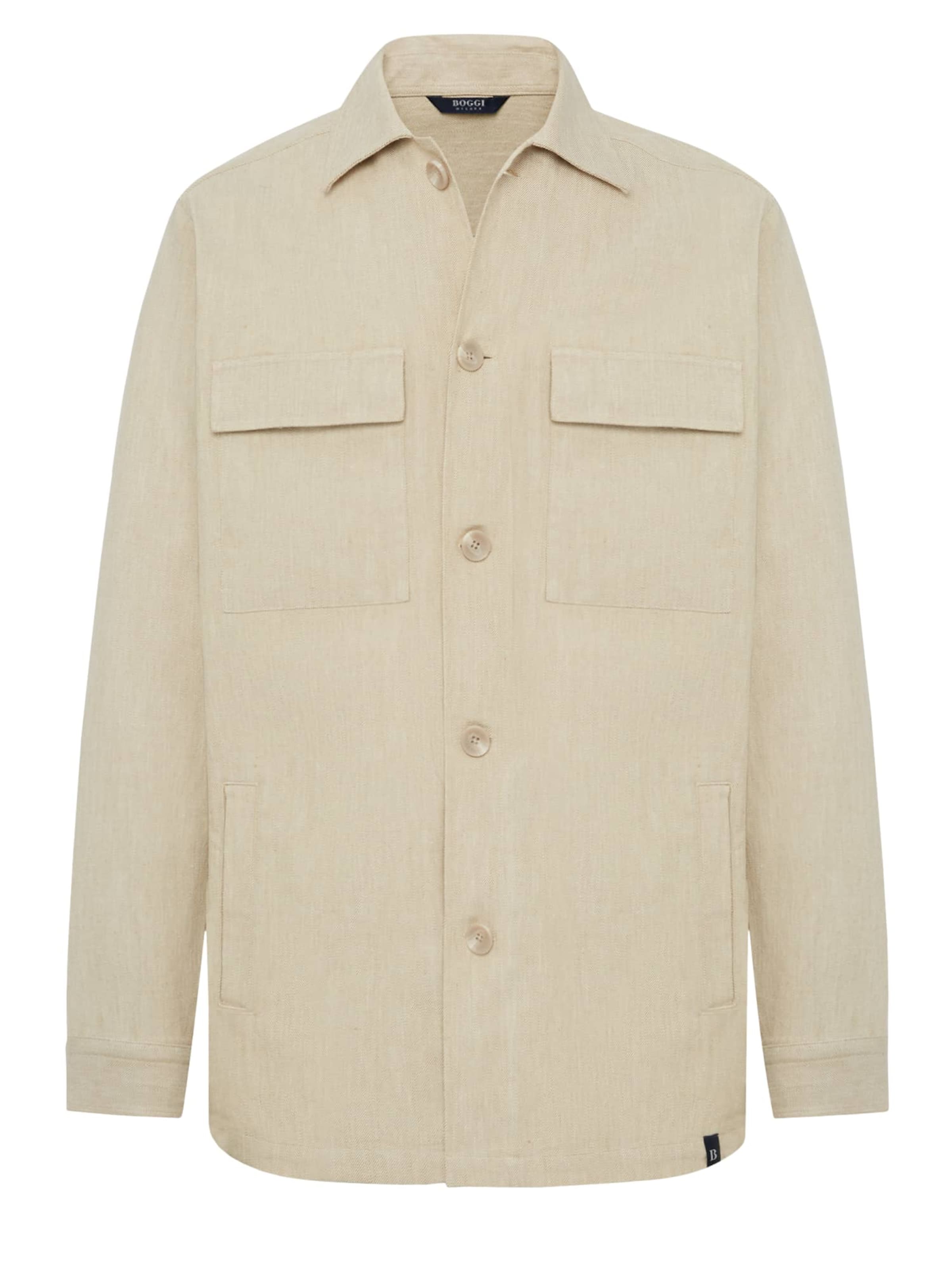 Boggi Milano Prehodna jakna | bež barva: sprednja stran
