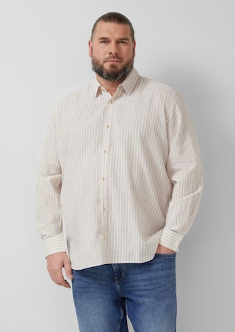 s.Oliver Regular Fit Hemd in Beige