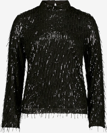 Cartoon Blouse in Black: front