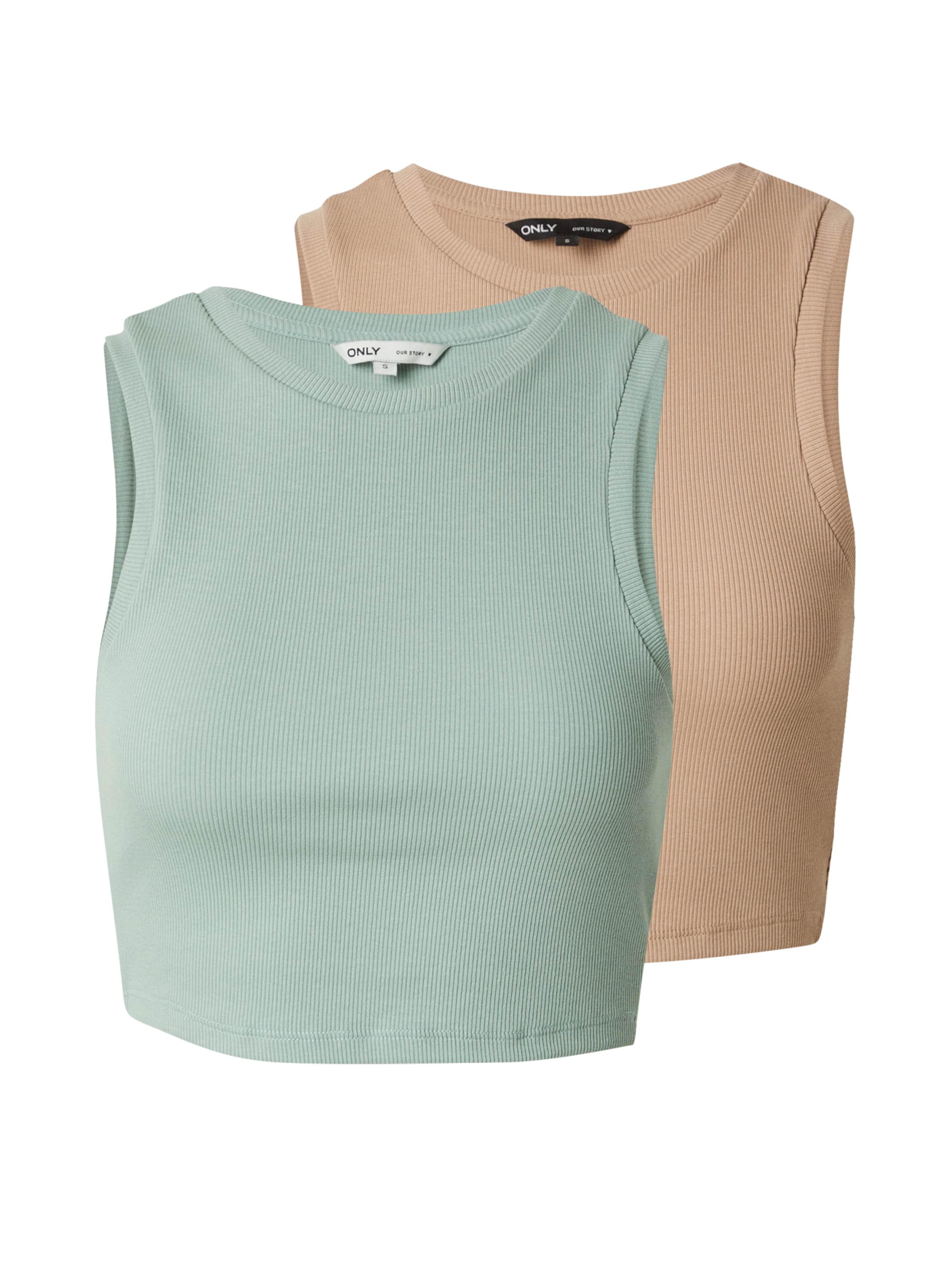 ONLY Toppi 'VILMA' värissä beige / minttu, Tuotenäkymä