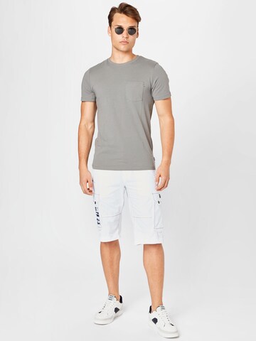 CAMP DAVID Regular Cargo Pants in White