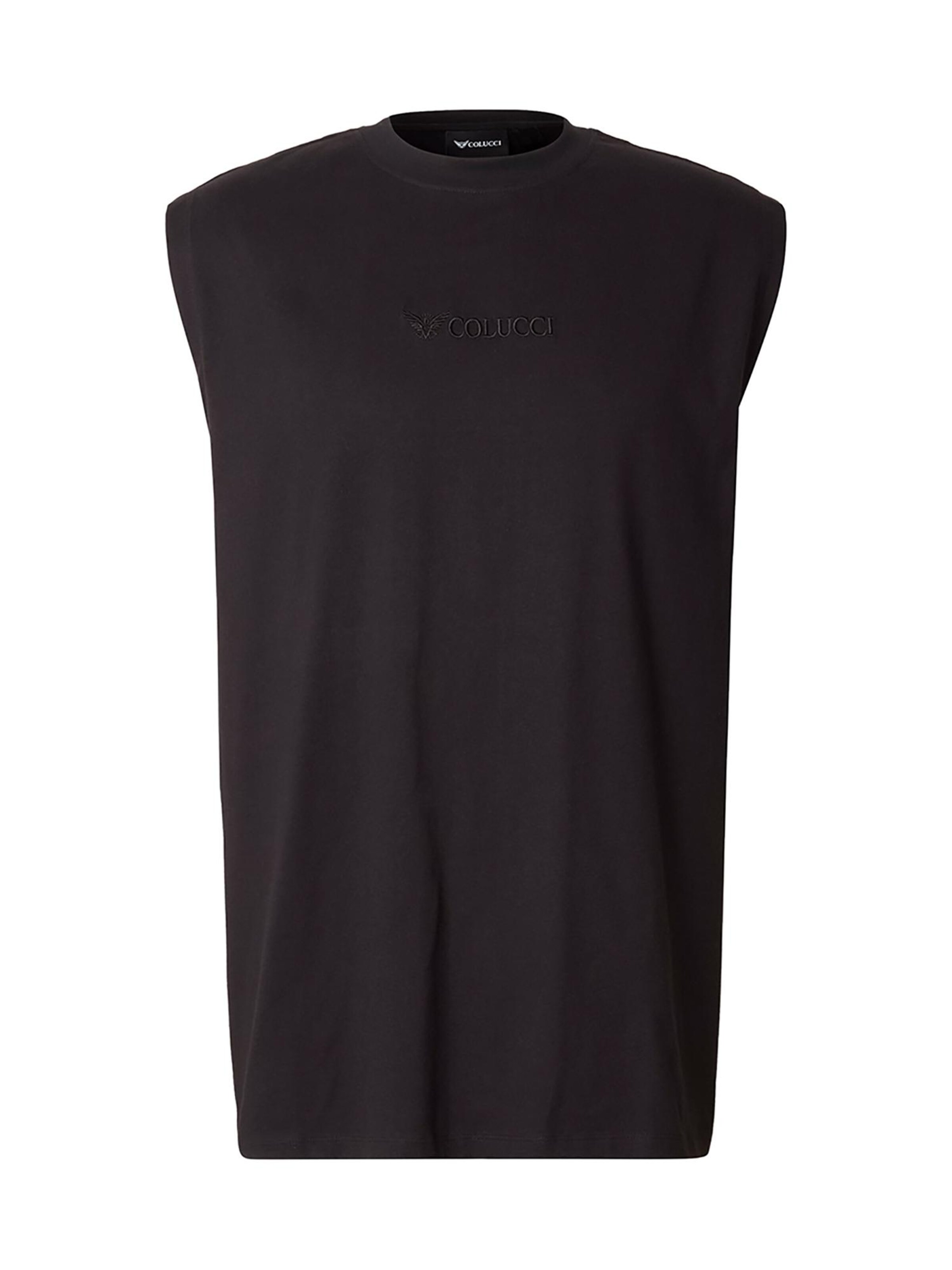 Colucci Shirt 'Backprint Muscle' in Black