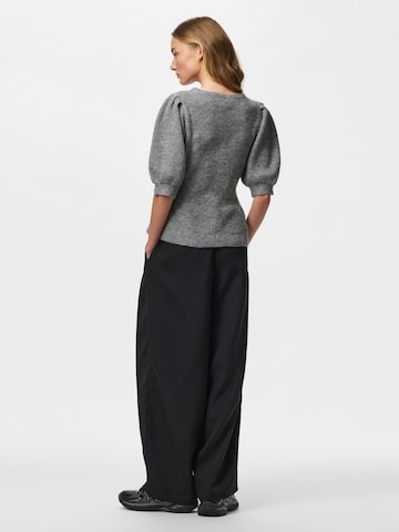 PIECES Strickjacke 'PCSilly' in Grau