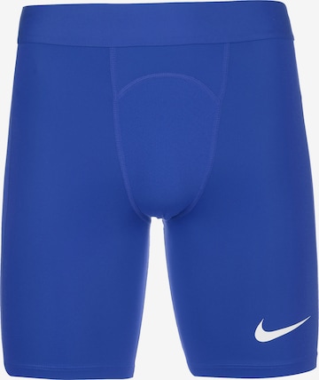 Skinny Sous-vêtements de sport NIKE en bleu : devant