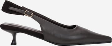 Estro - Zapatos destalonado '30-6654-1' en marrón: frente