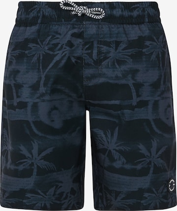 PROTEST Zwemshorts 'PRTStones JR' in Zwart: voorkant