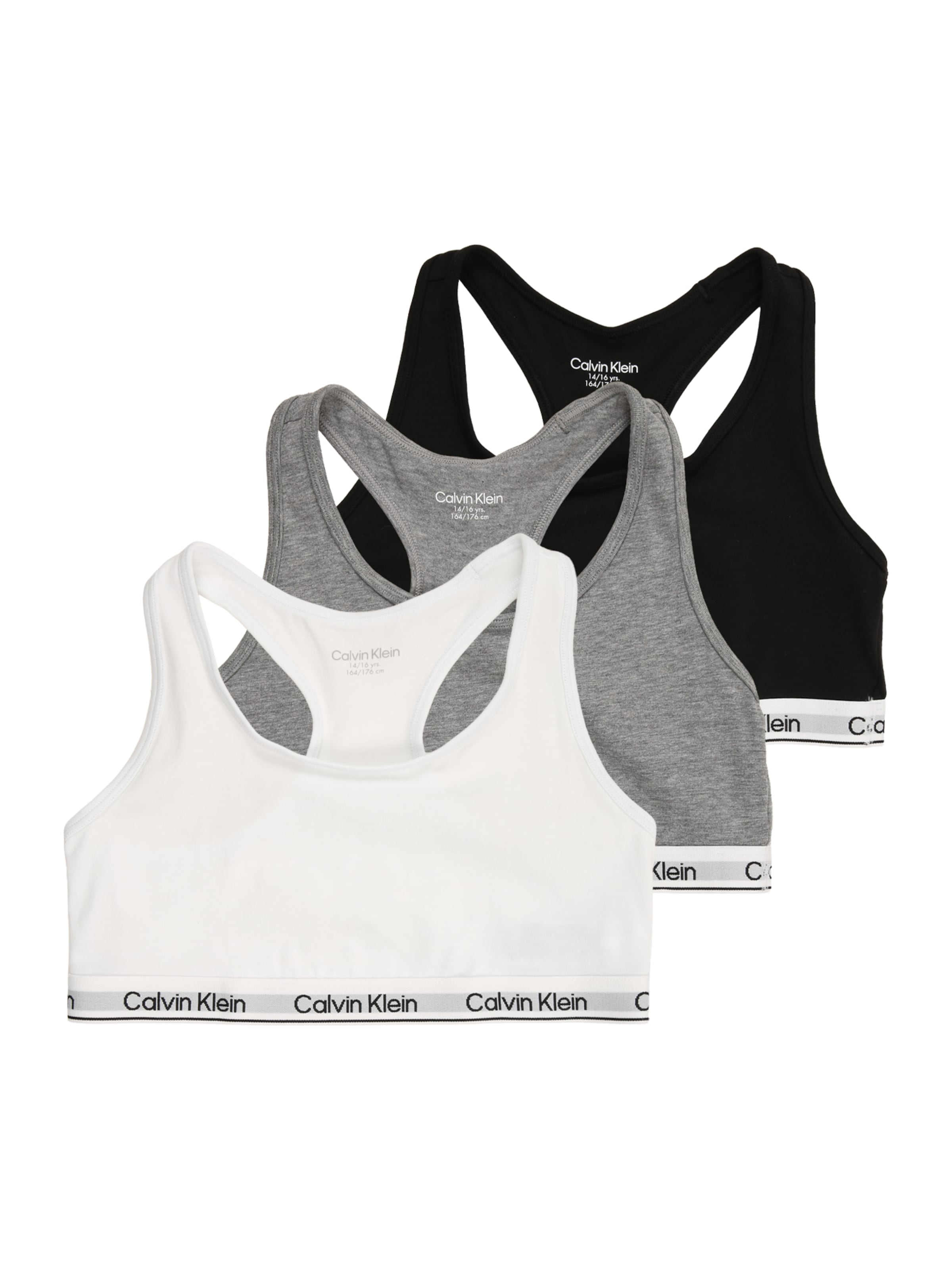 Calvin Klein Underwear - Soutien Bustier Soutien em cinzento: frente