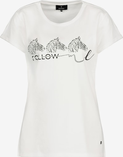 monari T-shirt en noir / blanc cassé, Vue avec produit
