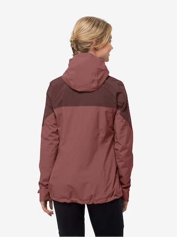 JACK WOLFSKIN Outdoor Jacket 'Weiltal 2L' in Red